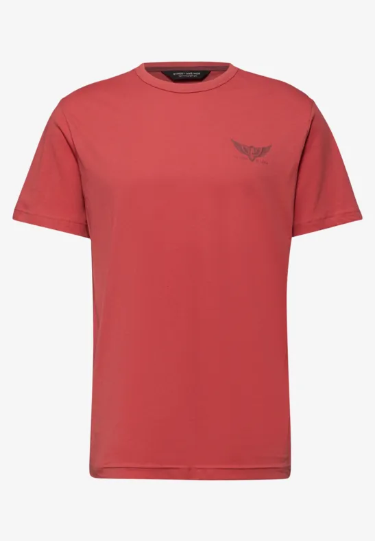 T-shirt avec petit imprimé dull coral