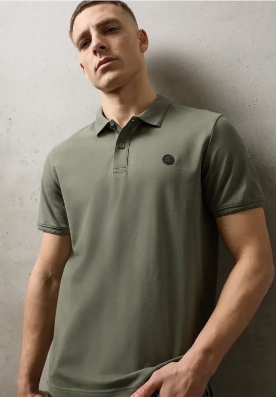 Polo de base rustic green