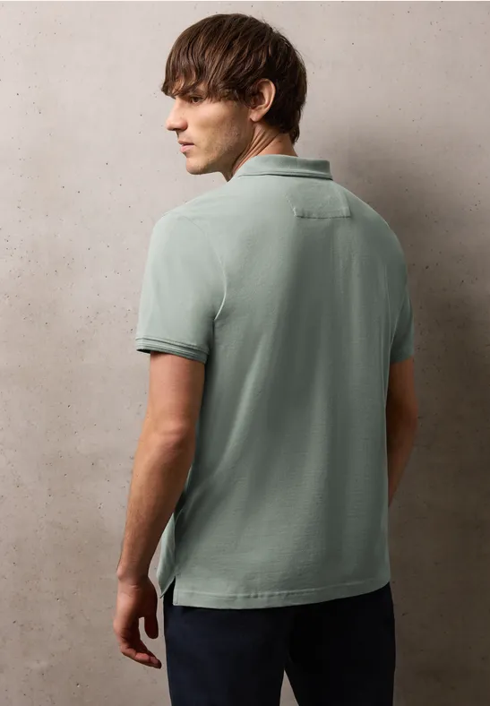 Basic Komfort-Poloshirt dusty mint