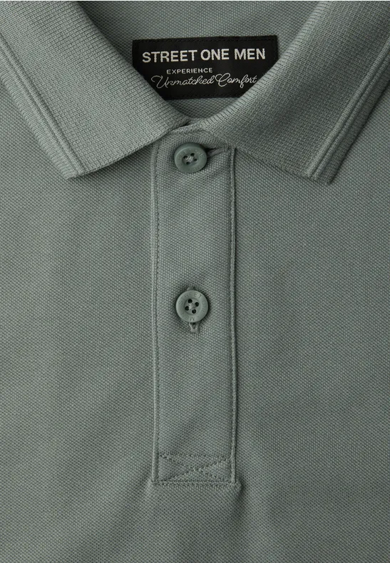 Basic Komfort-Poloshirt dusty mint