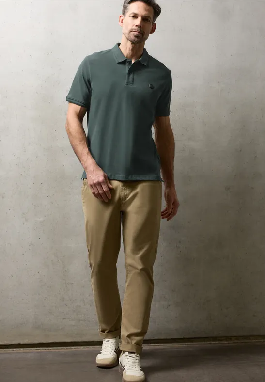 Polo de base sea green