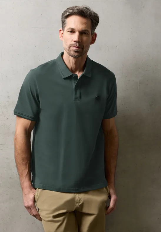 Polo de base sea green