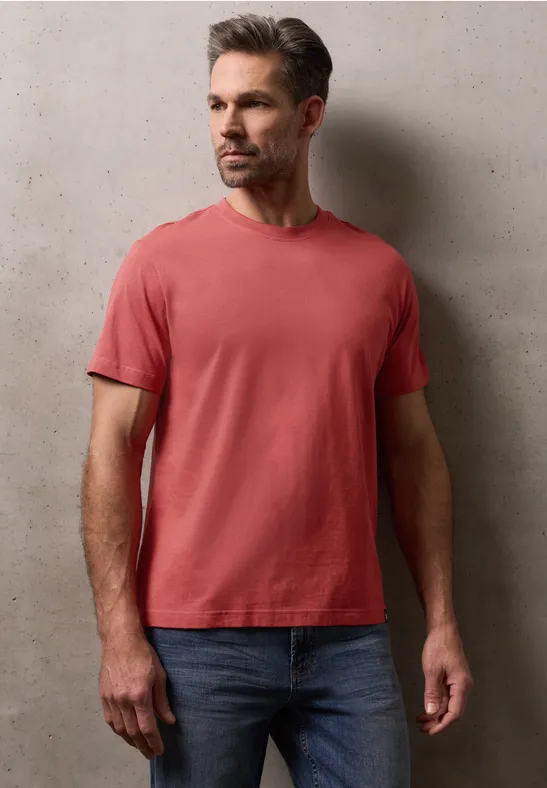 T-shirt de base dull coral