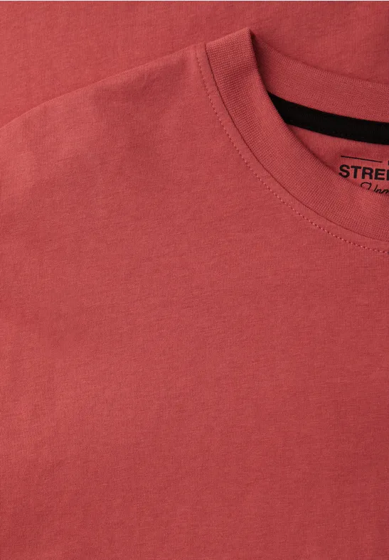 T-shirt de base dull coral