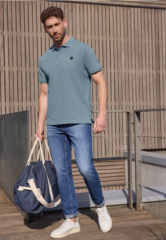Basis comfort polo lake blue