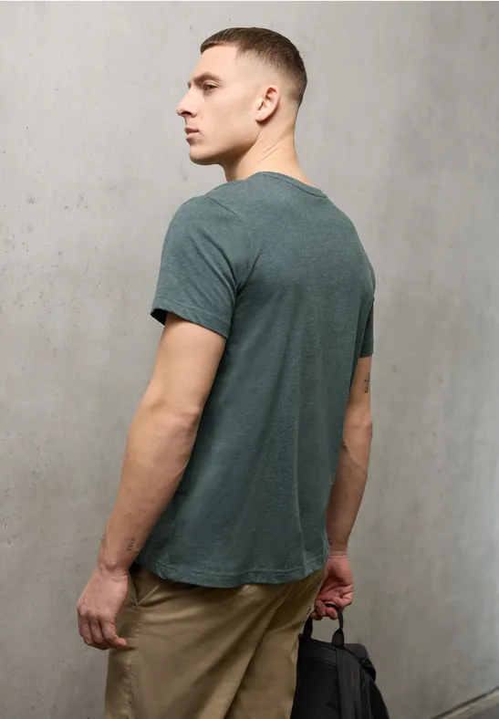 T-shirt avec chestprint sea green