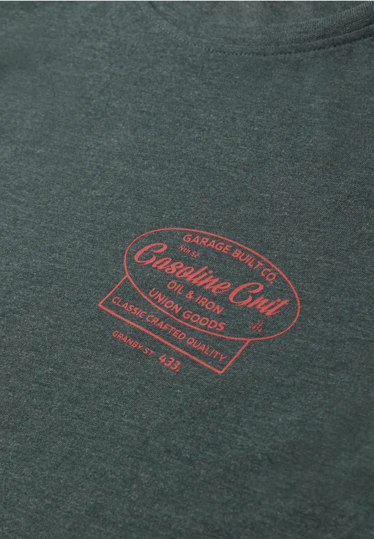 T-shirt avec chestprint sea green