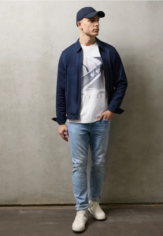 T-shirt avec impression sur le devant bright white