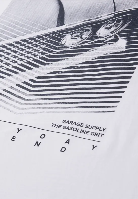 T-shirt avec impression sur le devant bright white