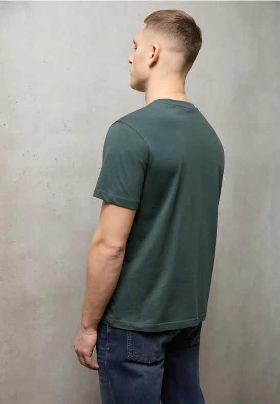T-shirt avec impression sur le devant sea green