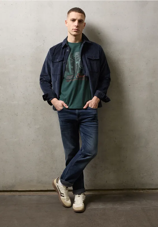 T-shirt avec impression sur le devant sea green