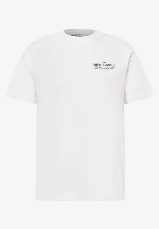 T-shirt avec backprint bright white