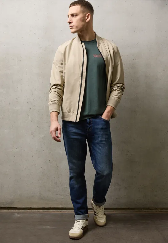 T-shirt avec backprint sea green