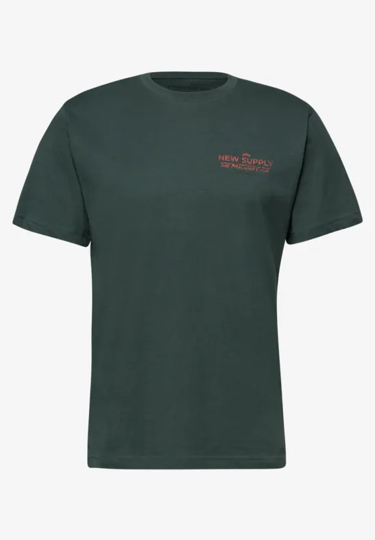 T-shirt avec backprint sea green