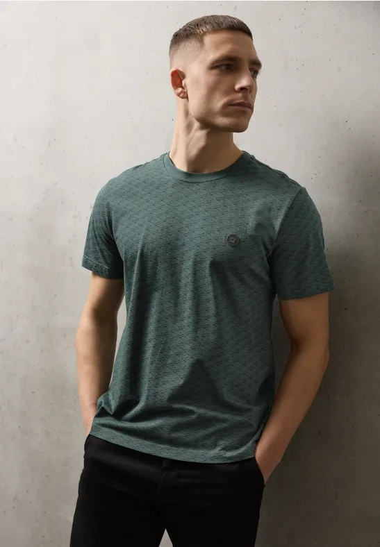 T-shirt avec imprimé sea green