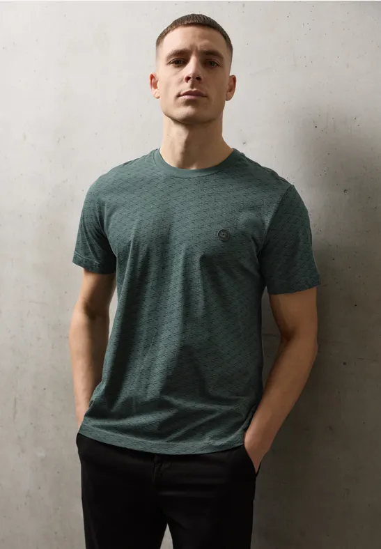T-shirt avec imprimé sea green