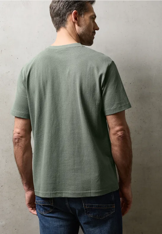 T-shirt structuré dusty mint