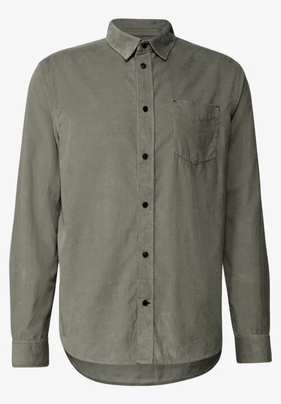 Chemise en velours côtelé doux light green
