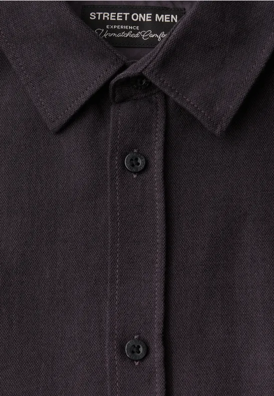 Hemd mit Two-Tone Struktur bordeaux red
