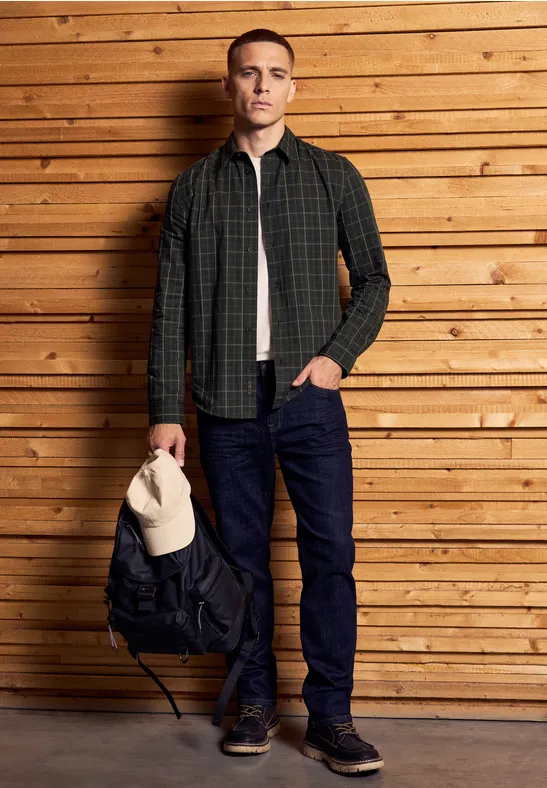 Chemise Oxford à carreaux null