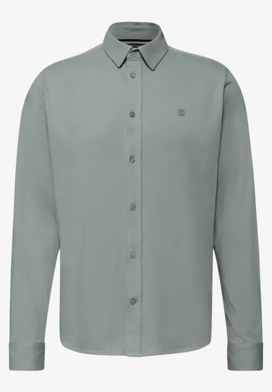 Jersey Hemd silver green