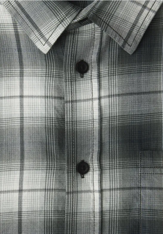 Kariertes Hemd timeless green