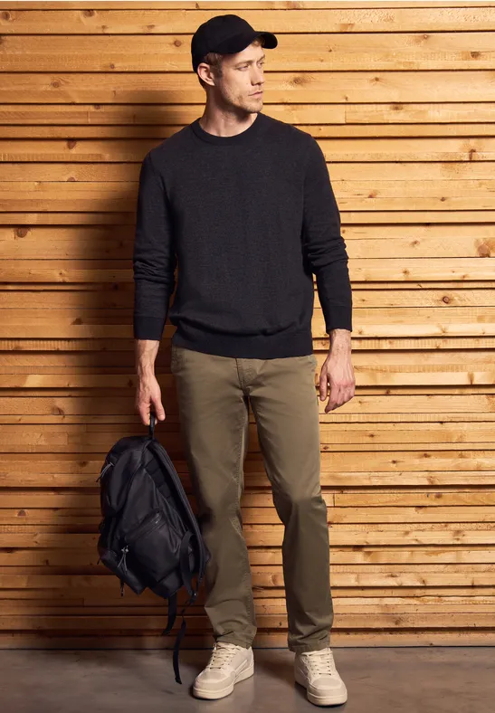 Klassische Chino sepia brown
