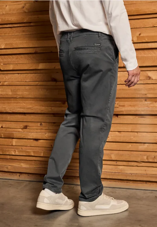 Klassische Chino iron grey