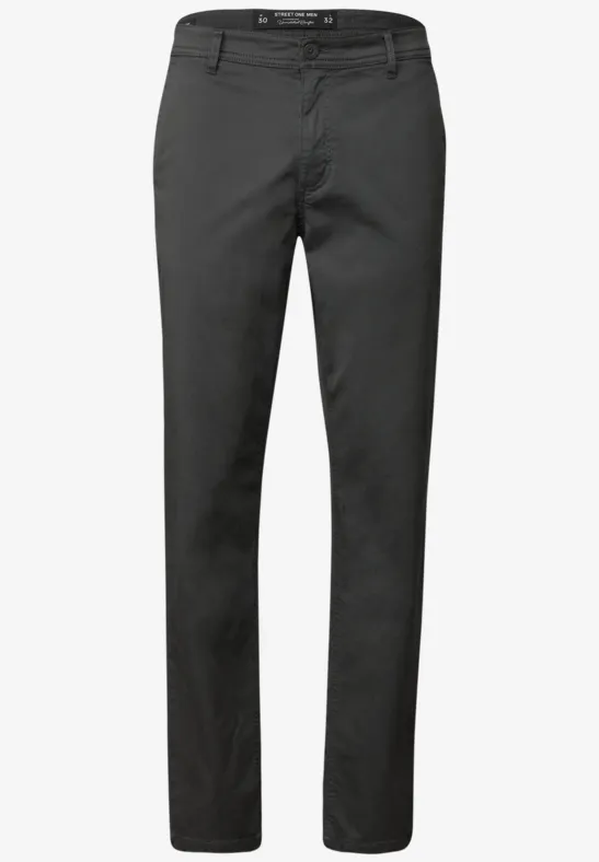 Klassische Chino iron grey