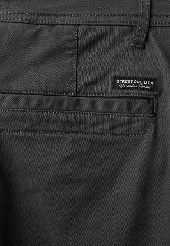 Klassische Chino iron grey