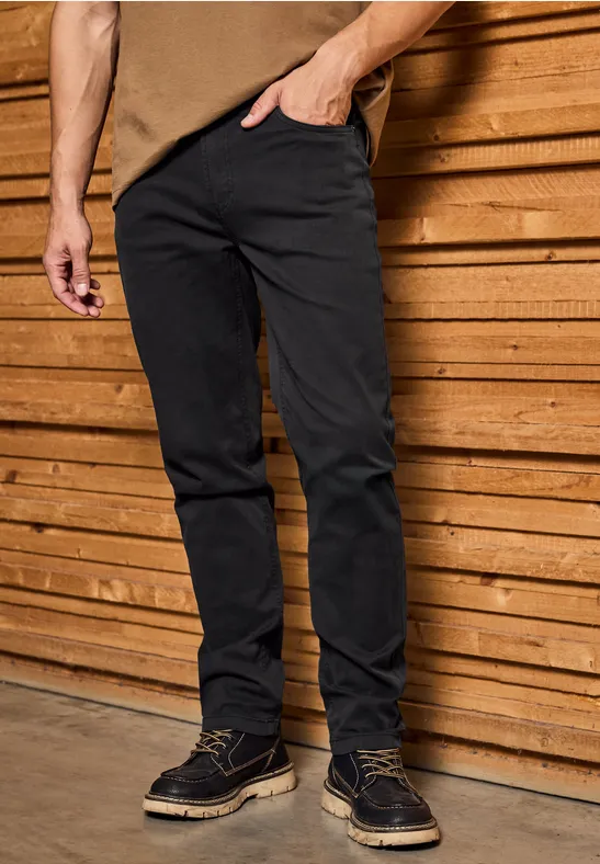 Slim Fit pantalon Black