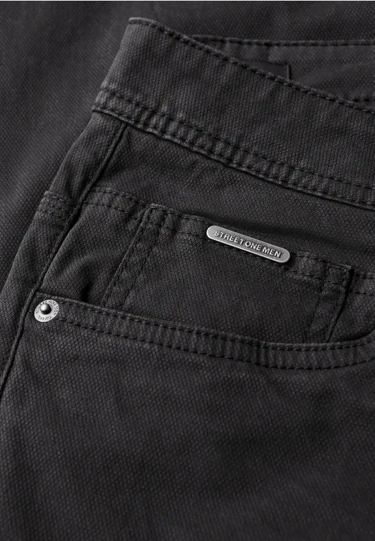 Slim Fit pantalon Black