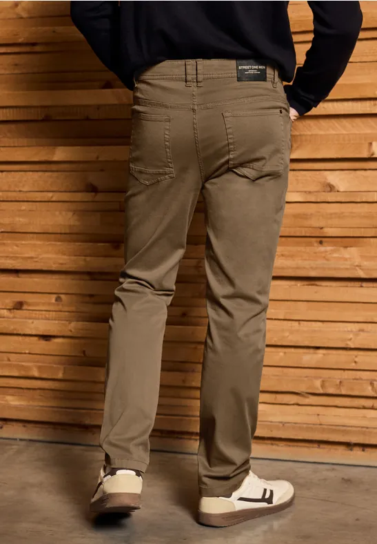 Slim Fit pantalon sepia brown