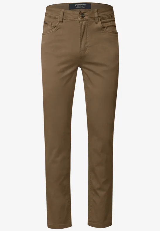 Slim Fit pantalon sepia brown