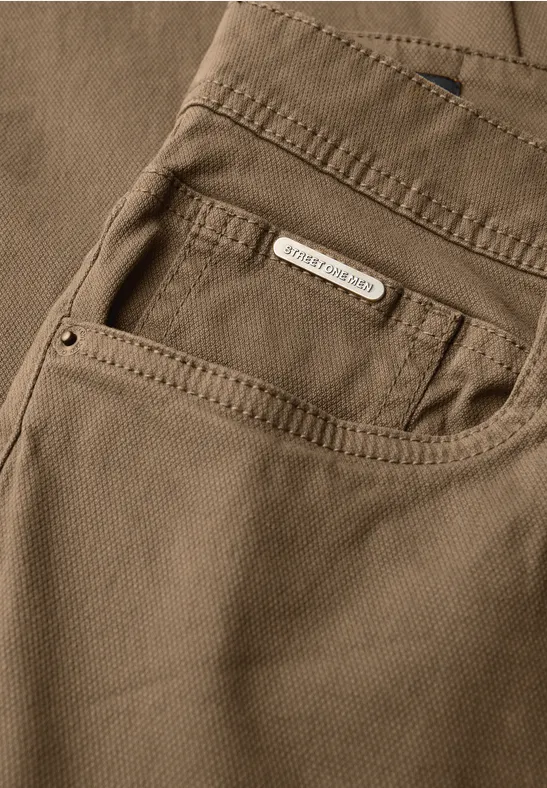 Slim Fit pantalon sepia brown