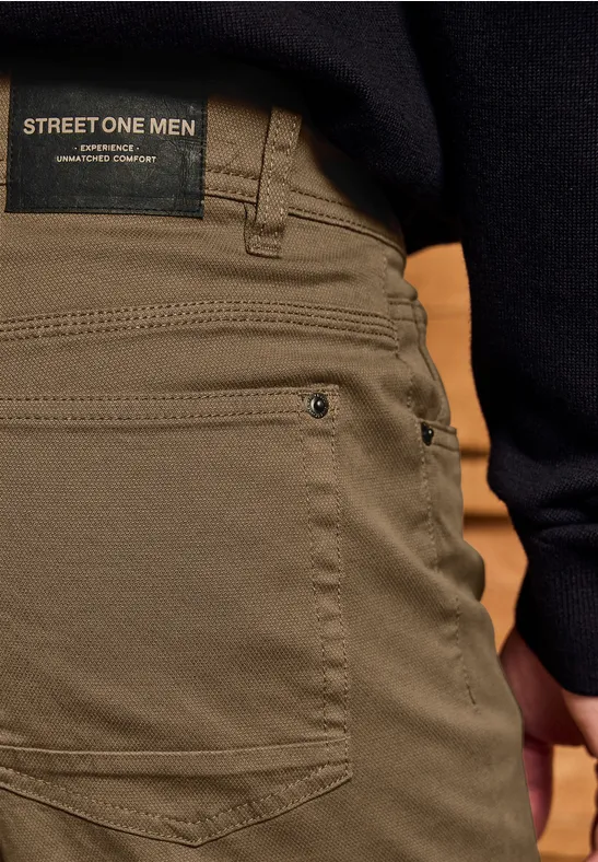 Slim Fit pantalon sepia brown