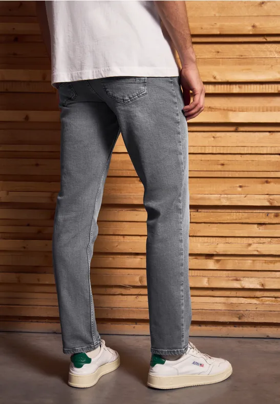 Straight Legs jeans mid grey wash