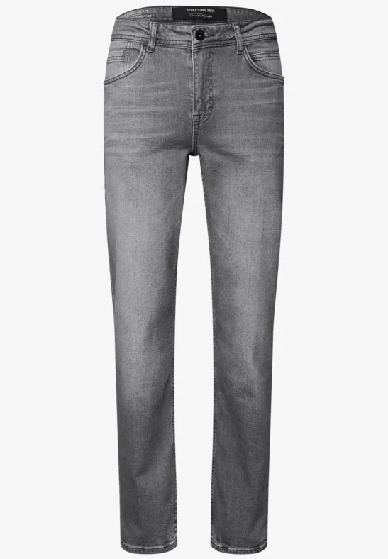 Straight Legs jeans mid grey wash