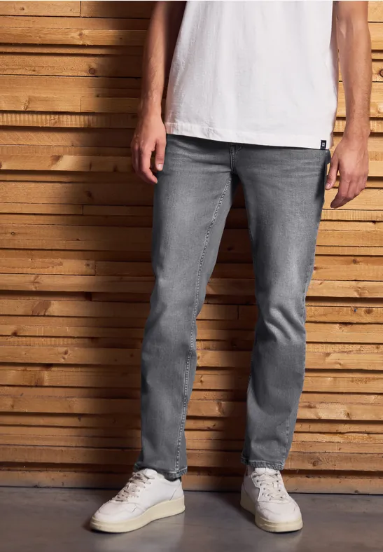 Straight Legs jeans mid grey wash