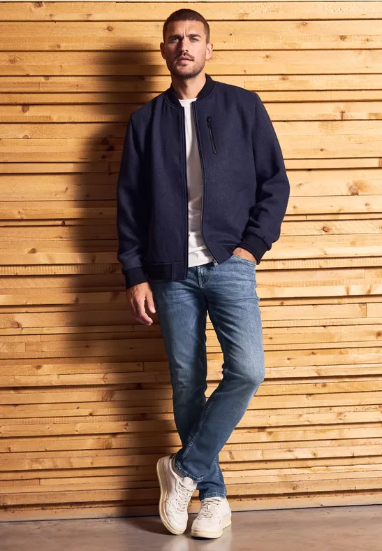 Slim Fit Jeans dark blue wash