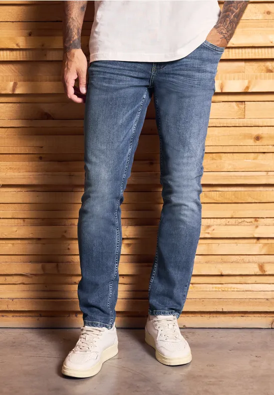Slim Fit Jeans dark blue wash