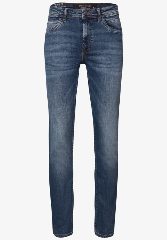Slim Fit Jeans dark blue wash