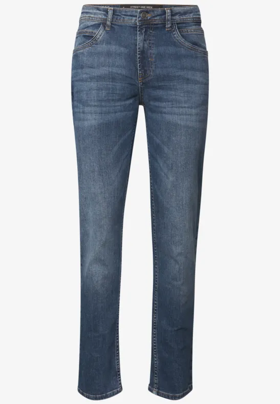 Regular Fit jeans dark blue wash