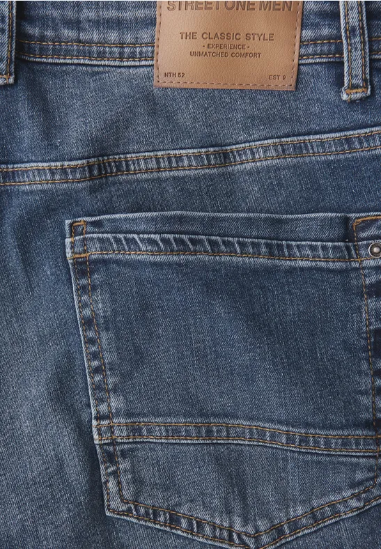 Regular Fit jeans dark blue wash