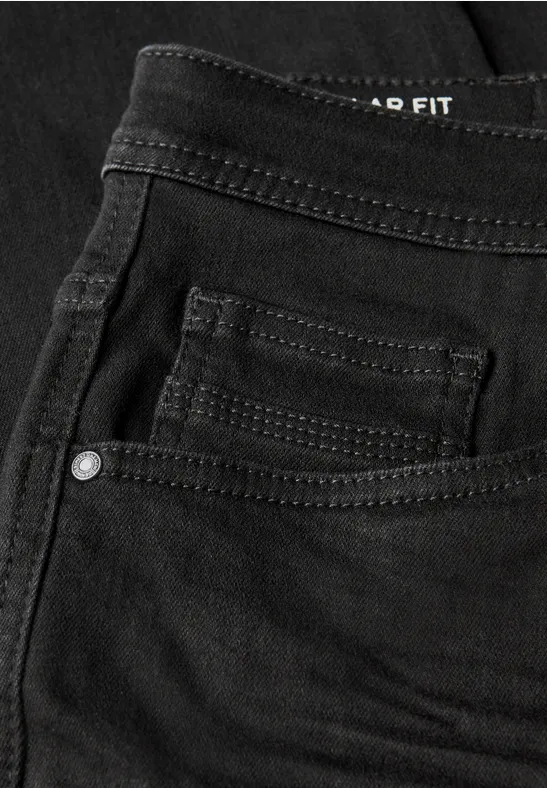 Regular Fit Jeans clean black