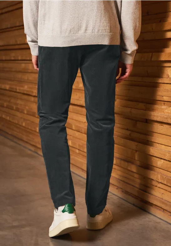 Cord Chino graphite grey