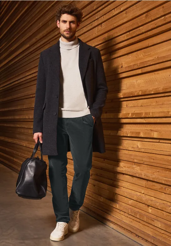 Cord Chino graphite grey
