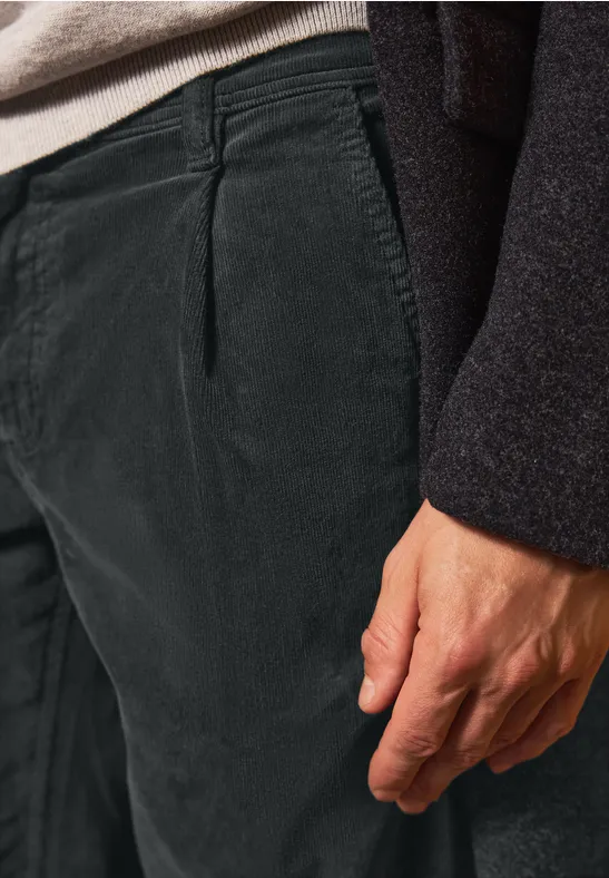 Cord Chino graphite grey