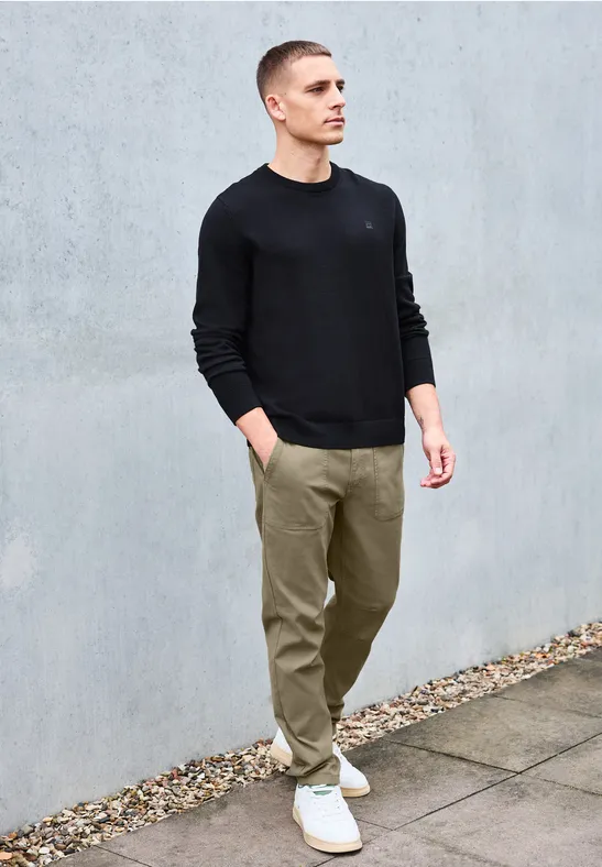 Chino mit Taschen mocha brown