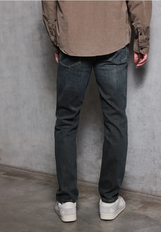 Jeans Slim Fit dark blue coated